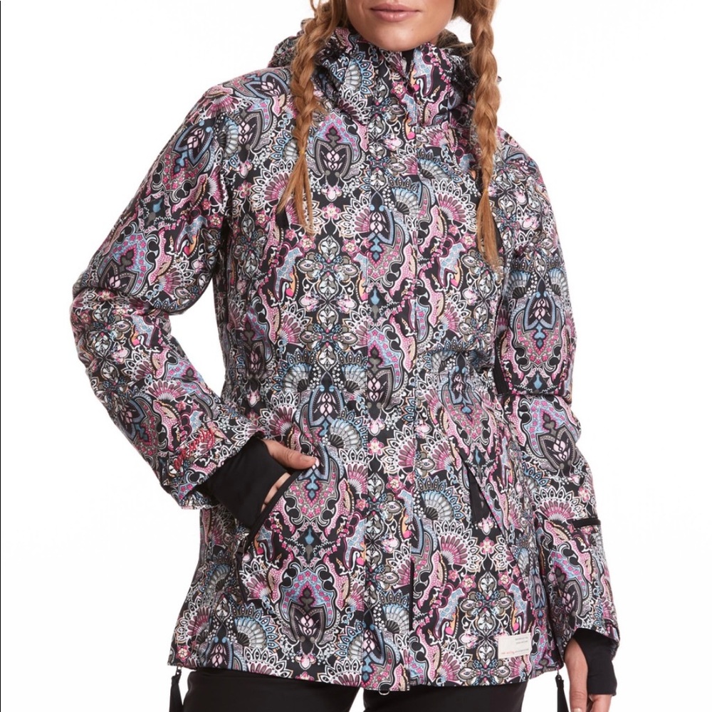 Women’s Ski Jacket Love-alanche Jacket odd molly in “Cargo” print - Picture 1 of 16